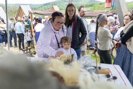 Wiślański Wygón Łowiec - warsztaty z wełny